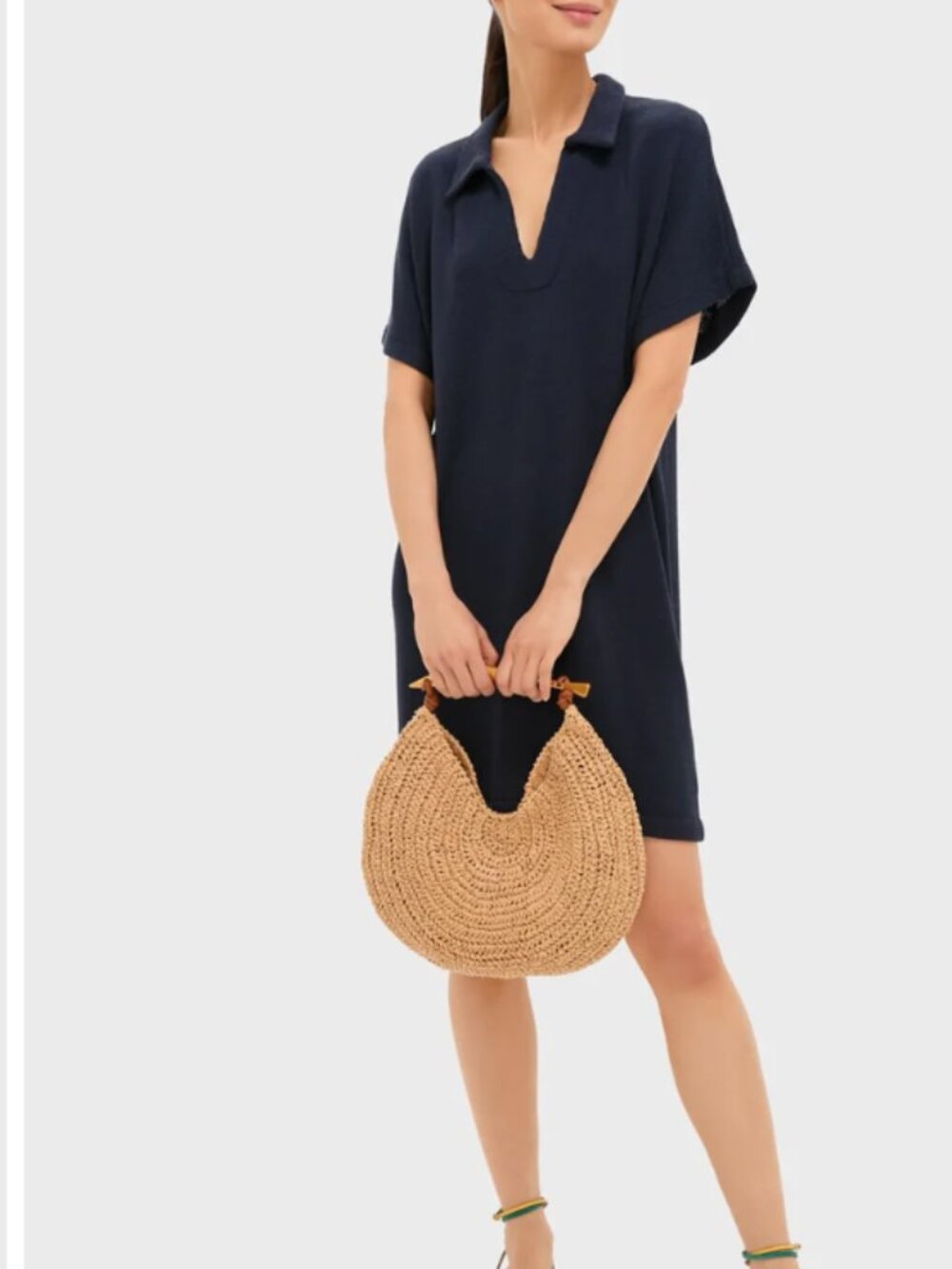 NWT: Tuckernuck, Navy Maren Mini Polo Dress